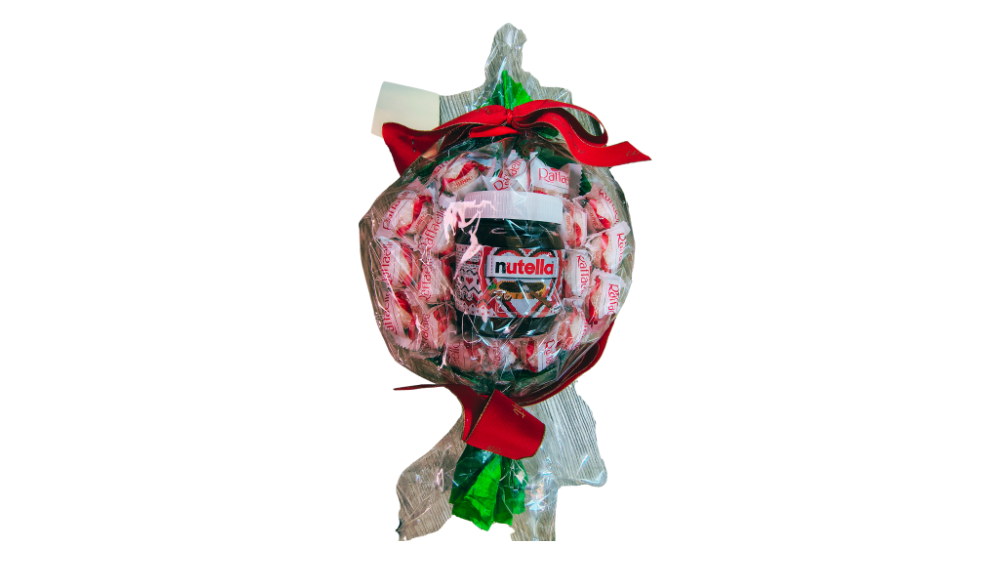 🍬 Bukiet Słodki Cukierek XXL z Nutellą i Raffaello